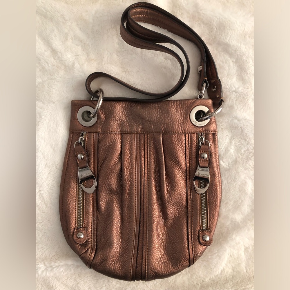 B Makowsky purse, copper color